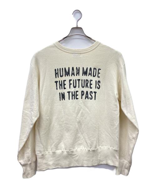 HUMAN MADE（ヒューマンメイド）HUMAN MADE (ヒューマンメイド) スウェット アイボリー サイズ:Mの古着・服飾アイテム