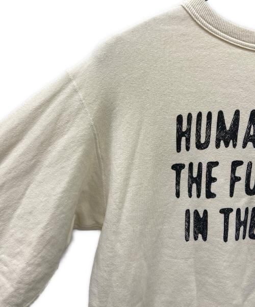 HUMAN MADE（ヒューマンメイド）HUMAN MADE (ヒューマンメイド) スウェット アイボリー サイズ:Mの古着・服飾アイテム