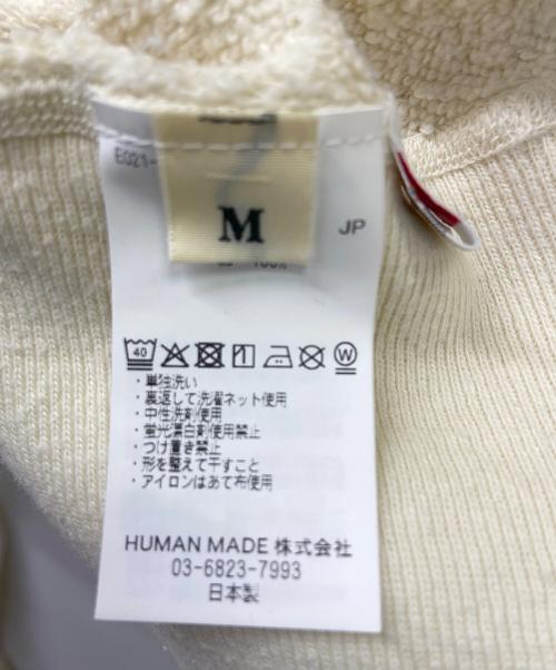 HUMAN MADE（ヒューマンメイド）HUMAN MADE (ヒューマンメイド) スウェット アイボリー サイズ:Mの古着・服飾アイテム