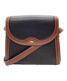 BALLY（バリー）の古着「BALLY　ヴィンテージショルダーバッグ」｜ブラック×ブラウン
