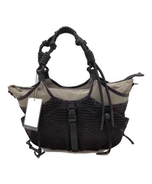 nouer（ヌエール）nouer (ヌエール) nouer　ハンドバッグ ブラック×グレーの古着・服飾アイテム