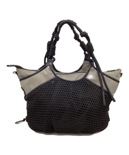 nouer（ヌエール）nouer (ヌエール) nouer　ハンドバッグ ブラック×グレーの古着・服飾アイテム