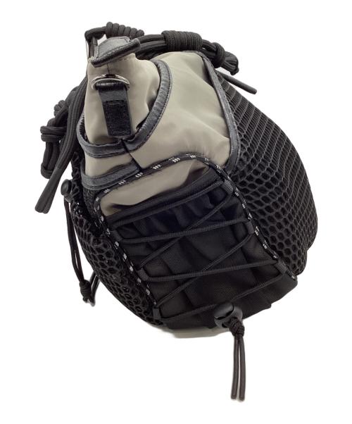 nouer（ヌエール）nouer (ヌエール) nouer　ハンドバッグ ブラック×グレーの古着・服飾アイテム