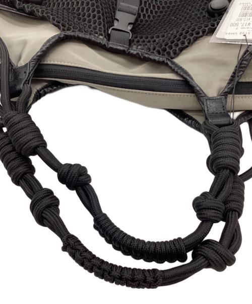 nouer（ヌエール）nouer (ヌエール) nouer　ハンドバッグ ブラック×グレーの古着・服飾アイテム