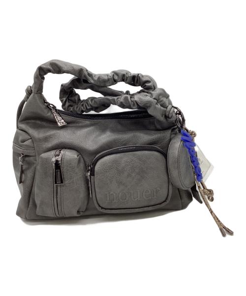 nouer（ヌエール）nouer (ヌエール) nouer　ハンドバッグ グレーの古着・服飾アイテム