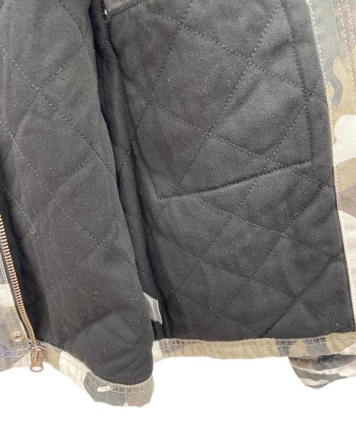 stussy（ステューシー）stussy (ステューシー) Spray Dye Canvas ShopJacket ブルー×ブラック サイズ:Ｓの古着・服飾アイテム