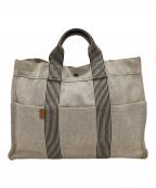 HERMESエルメス）の古着「HERMES　ニューフールトゥMM　ハンドバッグ」｜グレー
