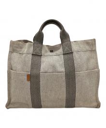 HERMES（エルメス）の古着「HERMES　ニューフールトゥMM　ハンドバッグ」｜グレー