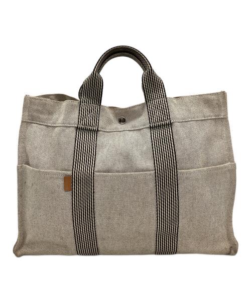 HERMES（エルメス）HERMES (エルメス) HERMES　ニューフールトゥMM　ハンドバッグ グレーの古着・服飾アイテム
