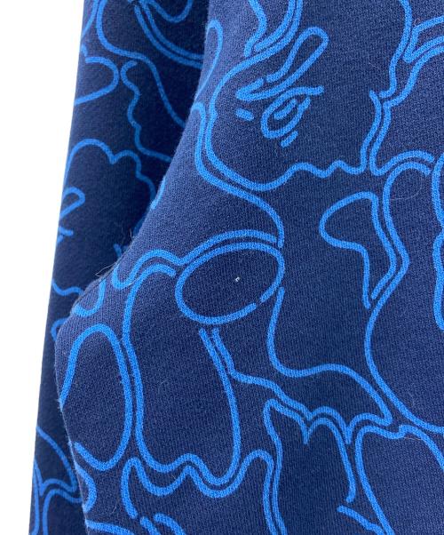 A BATHING APE（ア ベイシング エイプ）A BATHING APE (ア ベイシング エイプ) シャークジップパーカー ブルー サイズ:Mの古着・服飾アイテム