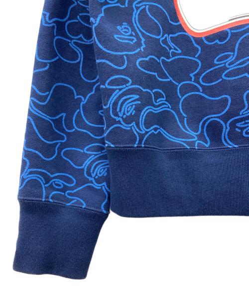 A BATHING APE（ア ベイシング エイプ）A BATHING APE (ア ベイシング エイプ) シャークジップパーカー ブルー サイズ:Mの古着・服飾アイテム