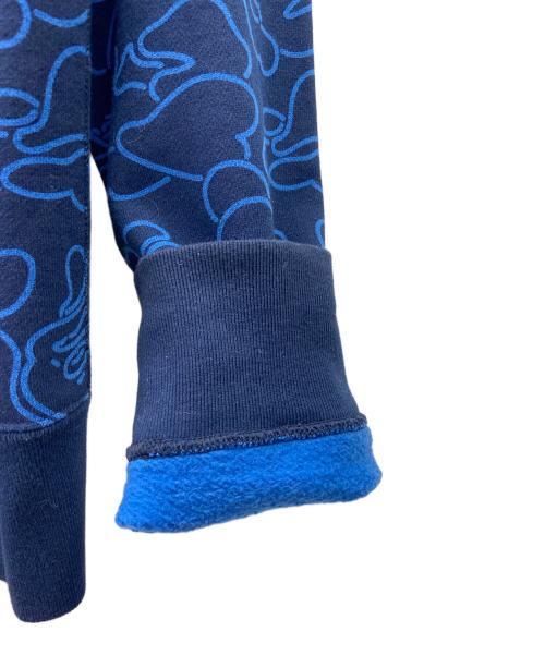 A BATHING APE（ア ベイシング エイプ）A BATHING APE (ア ベイシング エイプ) シャークジップパーカー ブルー サイズ:Mの古着・服飾アイテム