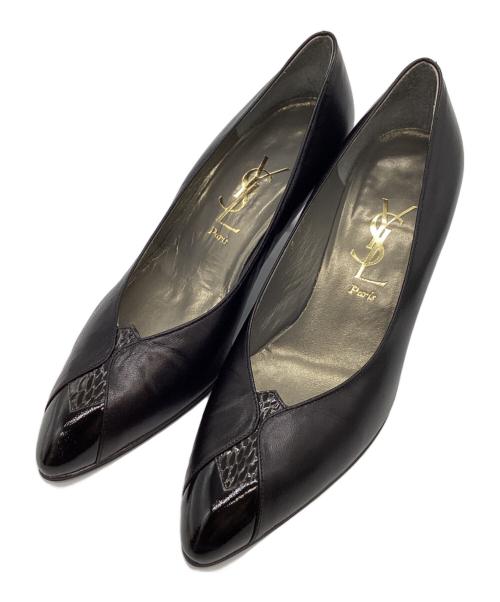 Yves Saint Laurent（イヴサンローラン）Yves Saint Laurent (イヴサンローラン) Yves Saint Laurent　パンプス ブラック サイズ:22.5cmの古着・服飾アイテム