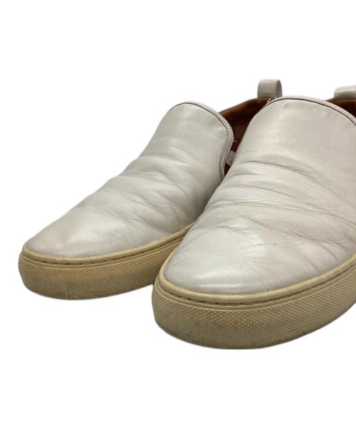 BALLY（バリー）BALLY (バリー) BALLY　スリッポン ホワイト×レッド サイズ:US10Dの古着・服飾アイテム