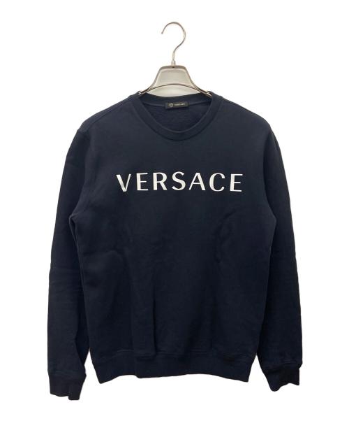 VERSACE（ヴェルサーチェ）VERSACE (ヴェルサーチェ) スウェット ネイビー サイズ:Ｓの古着・服飾アイテム