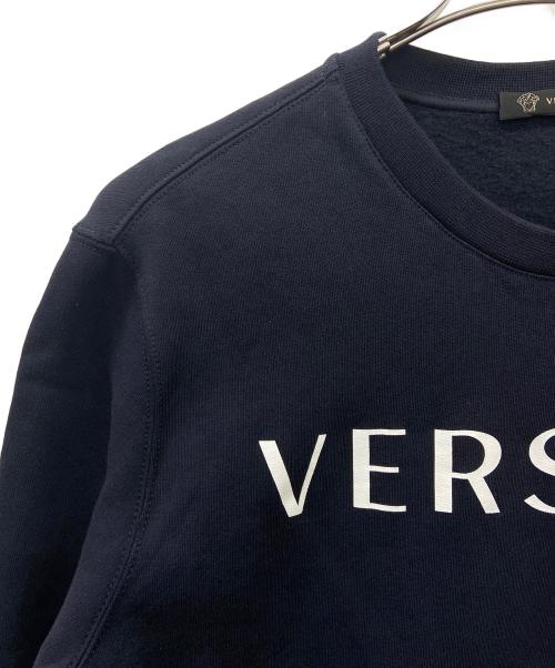 VERSACE（ヴェルサーチェ）VERSACE (ヴェルサーチェ) スウェット ネイビー サイズ:Ｓの古着・服飾アイテム