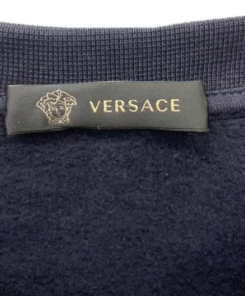 VERSACE（ヴェルサーチェ）VERSACE (ヴェルサーチェ) スウェット ネイビー サイズ:Ｓの古着・服飾アイテム