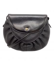 GIVENCHY SACS（ジバンシー）の古着「GIVENCHY SACS　4Ｇロゴ　ショルダーバッグ」｜ブラック