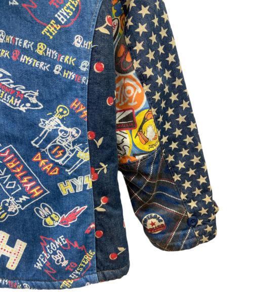 hysterics（ヒステリックス）hysterics (ヒステリックス) hystericsランチジャケット インディゴ×オレンジ サイズ:140㎝の古着・服飾アイテム