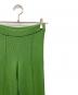 soduk (スドーク) slit knit trousers グリーン サイズ:不明（実寸サイズ参照）：6000円
