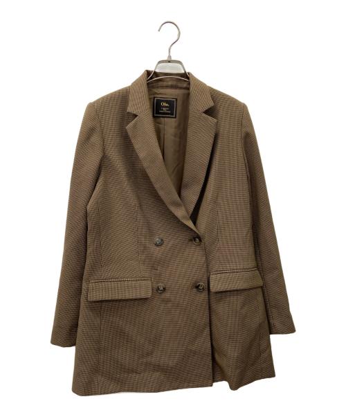 Olu.（オルドット）Olu. (オルドット) Olu.　ダブルジャケット ブラウン サイズ:FREEの古着・服飾アイテム