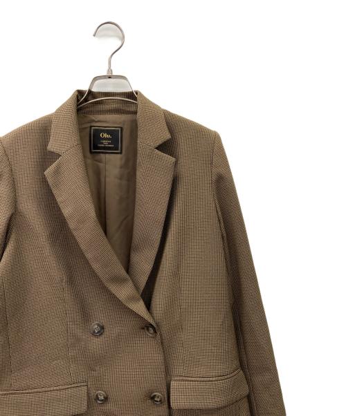 Olu.（オルドット）Olu. (オルドット) Olu.　ダブルジャケット ブラウン サイズ:FREEの古着・服飾アイテム