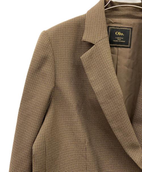 Olu.（オルドット）Olu. (オルドット) Olu.　ダブルジャケット ブラウン サイズ:FREEの古着・服飾アイテム
