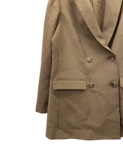 Olu.（オルドット）Olu. (オルドット) Olu.　ダブルジャケット ブラウン サイズ:FREEの古着・服飾アイテム