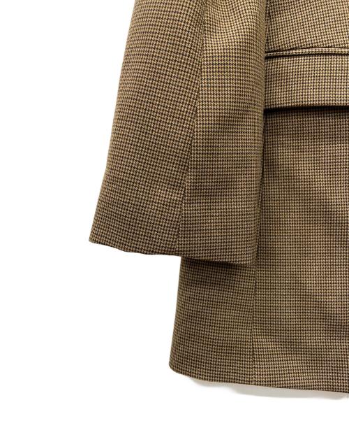 Olu.（オルドット）Olu. (オルドット) Olu.　ダブルジャケット ブラウン サイズ:FREEの古着・服飾アイテム