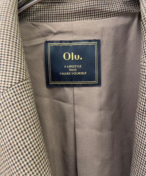 Olu.（オルドット）Olu. (オルドット) Olu.　ダブルジャケット ブラウン サイズ:FREEの古着・服飾アイテム