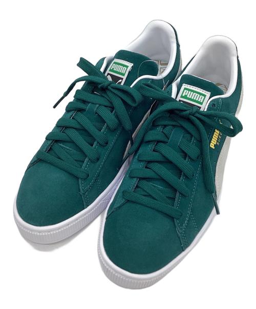 PUMA（プーマ）PUMA (プーマ) スニーカー グリーン×ホワイト サイズ:27.5cm 未使用品の古着・服飾アイテム