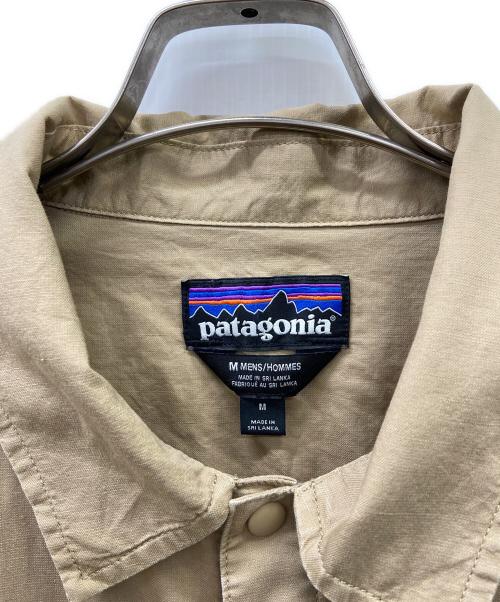 Patagonia（パタゴニア）Patagonia (パタゴニア) Lightweight All-Wear Hemp Coaches Jkt ベージュ サイズ:Mの古着・服飾アイテム