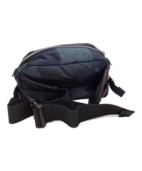 PORTER（ポーター）PORTER (ポーター) PORTER　タンカー　30th ANNIVERSARY MODEL　ウエストバッグ ネイビー×ブラックの古着・服飾アイテム
