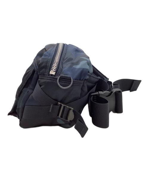 PORTER（ポーター）PORTER (ポーター) PORTER　タンカー　30th ANNIVERSARY MODEL　ウエストバッグ ネイビー×ブラックの古着・服飾アイテム