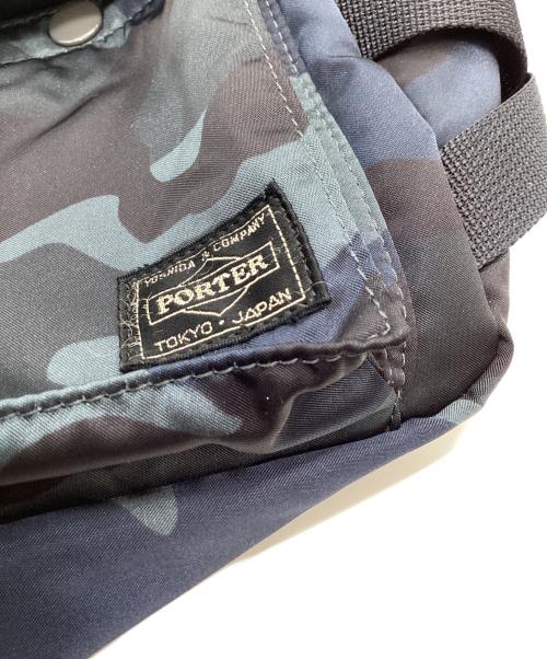 PORTER（ポーター）PORTER (ポーター) PORTER　タンカー　30th ANNIVERSARY MODEL　ウエストバッグ ネイビー×ブラックの古着・服飾アイテム
