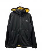 THE NORTH FACEザ ノース フェイス）の古着「APEX RISOR SOFT SHELL JACKET」｜ブラック×イエロー