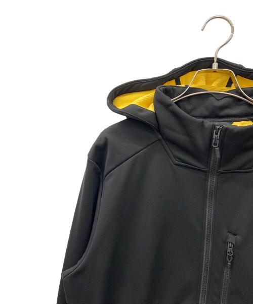 THE NORTH FACE（ザ ノース フェイス）THE NORTH FACE (ザ ノース フェイス) APEX RISOR SOFT SHELL JACKET ブラック×イエロー サイズ:Lの古着・服飾アイテム
