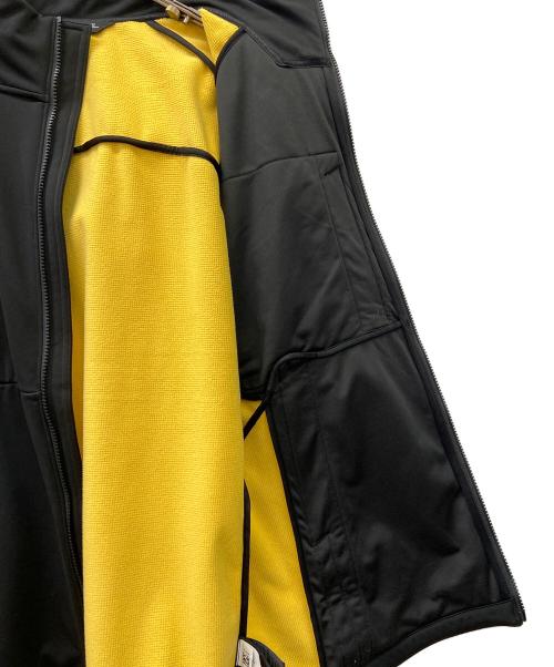 THE NORTH FACE（ザ ノース フェイス）THE NORTH FACE (ザ ノース フェイス) APEX RISOR SOFT SHELL JACKET ブラック×イエロー サイズ:Lの古着・服飾アイテム