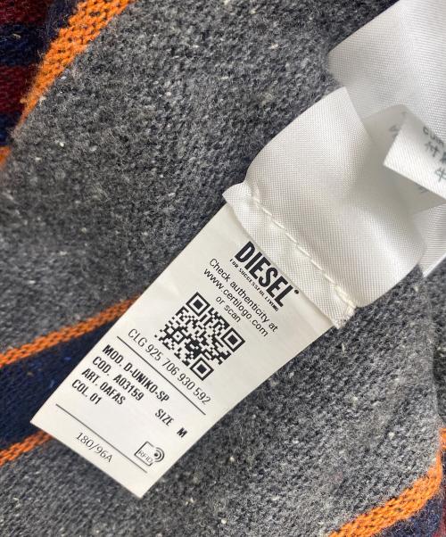 DIESEL（ディーゼル）DIESEL (ディーゼル) D-UNIKO-SPボアデニムジャケット ブルー×ホワイト サイズ:Mの古着・服飾アイテム