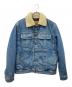 DIESEL（ディーゼル）の古着「D-UNIKO-SPボアデニムジャケット」｜ブルー×ホワイト