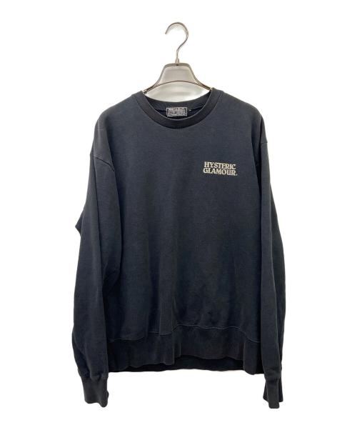 Hysteric Glamour（ヒステリックグラマー）Hysteric Glamour (ヒステリックグラマー) PSYCHEDELICスウェット ブラック×ホワイト サイズ:Lの古着・服飾アイテム