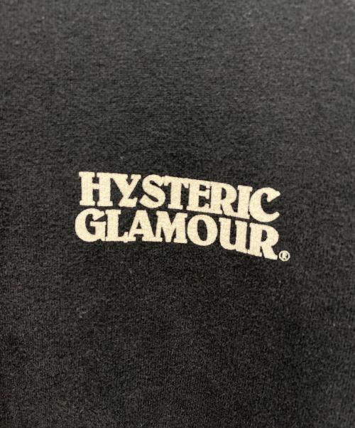 Hysteric Glamour（ヒステリックグラマー）Hysteric Glamour (ヒステリックグラマー) PSYCHEDELICスウェット ブラック×ホワイト サイズ:Lの古着・服飾アイテム