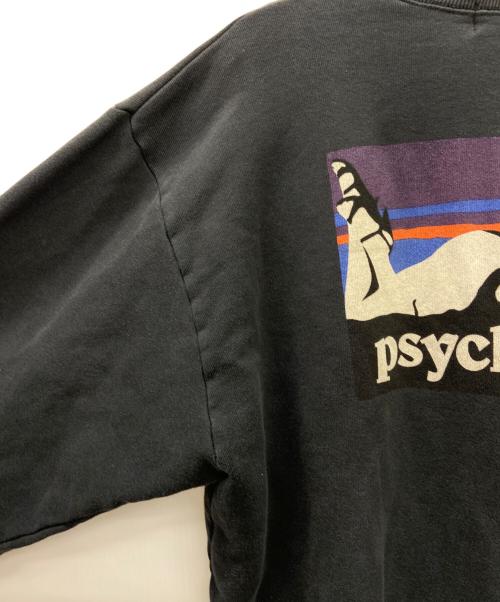 Hysteric Glamour（ヒステリックグラマー）Hysteric Glamour (ヒステリックグラマー) PSYCHEDELICスウェット ブラック×ホワイト サイズ:Lの古着・服飾アイテム