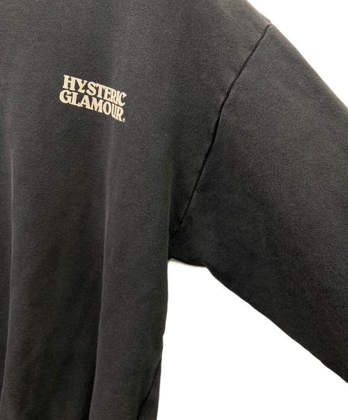 Hysteric Glamour（ヒステリックグラマー）Hysteric Glamour (ヒステリックグラマー) PSYCHEDELICスウェット ブラック×ホワイト サイズ:Lの古着・服飾アイテム