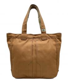 PORTER（ポーター）の古着「PORTER　SANFORIZED DUCK　トートバッグ」｜ベージュ