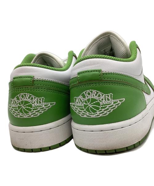 NIKE（ナイキ）NIKE (ナイキ) NIKE　Air Jordan 1 Low SE　ローカットスニーカー ホワイト×グリーン サイズ:27ｃｍの古着・服飾アイテム