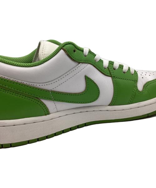 NIKE（ナイキ）NIKE (ナイキ) NIKE　Air Jordan 1 Low SE　ローカットスニーカー ホワイト×グリーン サイズ:27ｃｍの古着・服飾アイテム