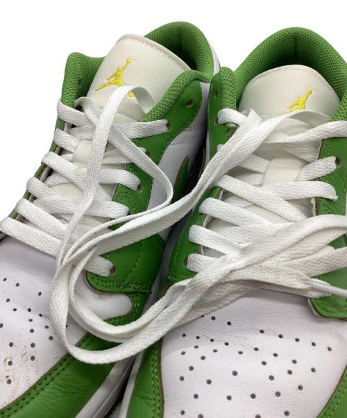 NIKE（ナイキ）NIKE (ナイキ) NIKE　Air Jordan 1 Low SE　ローカットスニーカー ホワイト×グリーン サイズ:27ｃｍの古着・服飾アイテム