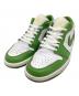 NIKE（ナイキ）の古着「NIKE　Air Jordan 1 Low SE　ローカットスニーカー」｜ホワイト×グリーン