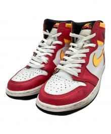 NIKE（ナイキ）の古着「NIKE　Air Jordan 1 High OG　ハイカットスニーカー」｜ホワイト×ショッキングピンク